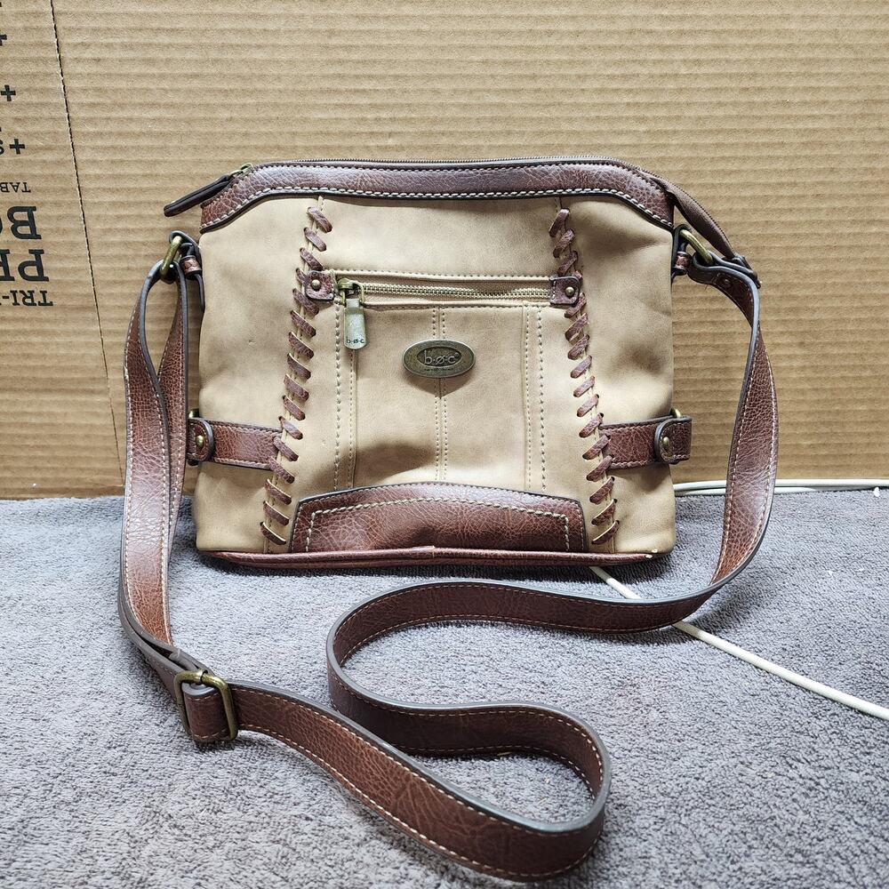 BOC Born Concept two tones brown purse crossbody b54
